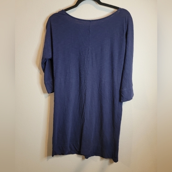 Lilly Pulitzer Navy V-neck Tshirt dress Size Medium 100% pima cotton - Picture 6 of 6